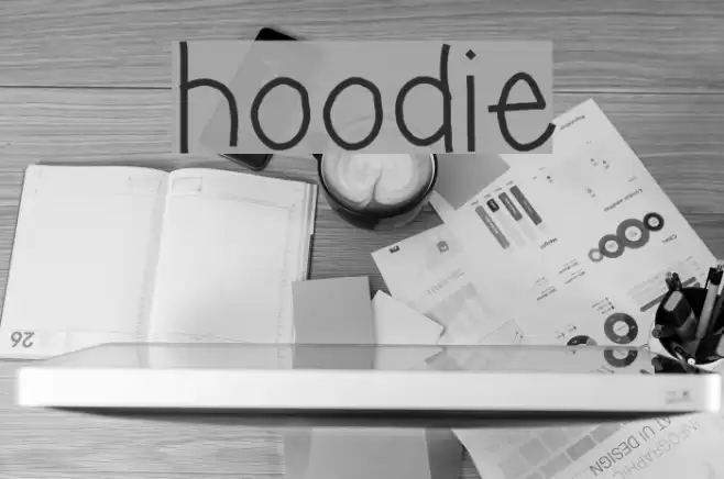 hoodie Font examples