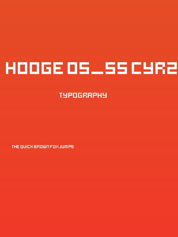 hooge 05_55 Cyr2 Poster