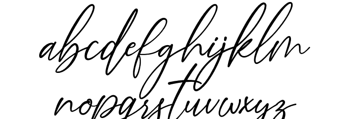 hoppipola Font LOWERCASE