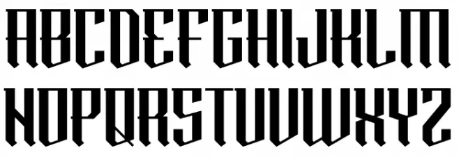 horde フォント 大文字