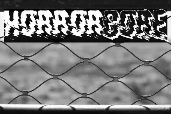 horrorCORE Font examples