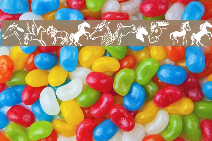 horsedings Font examples