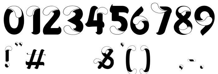 hot chili Font OTHER CHARS