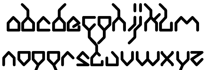 house builder Font LOWERCASE