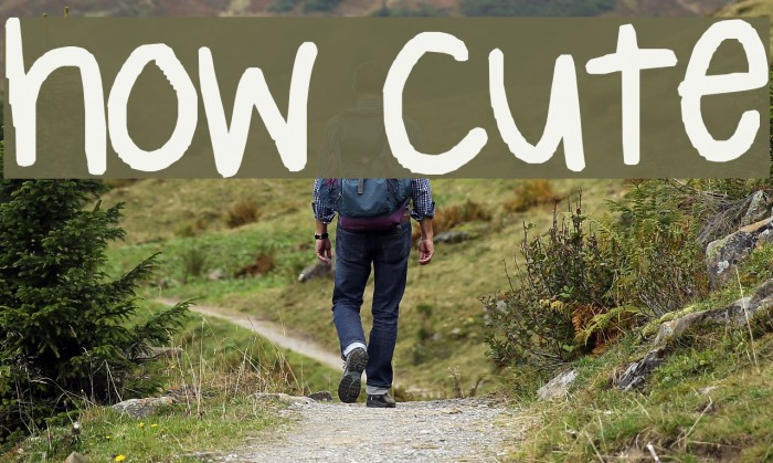 how cute Font examples