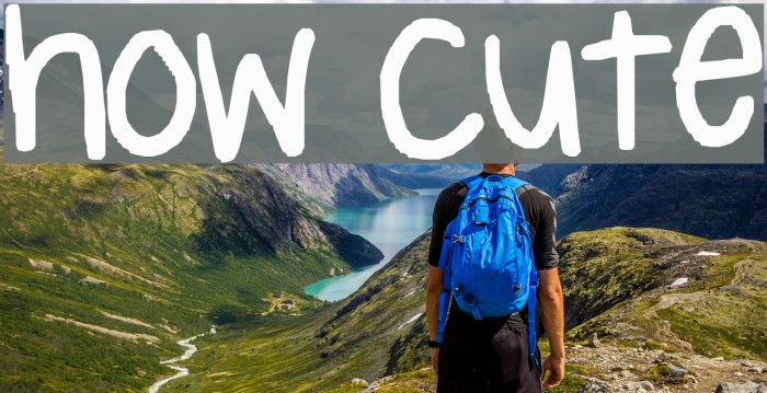 how cute Font examples