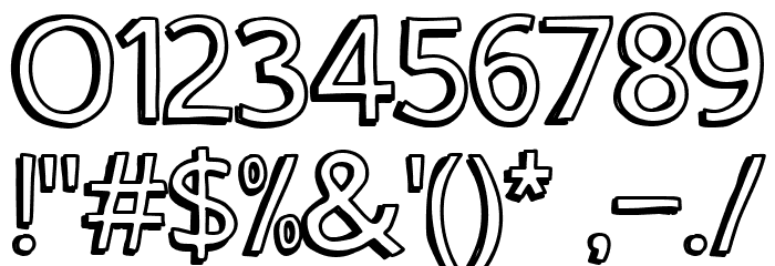 how high cre Font OTHER CHARS