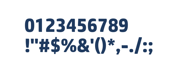 HP Simplified W02 Bold Other Characters