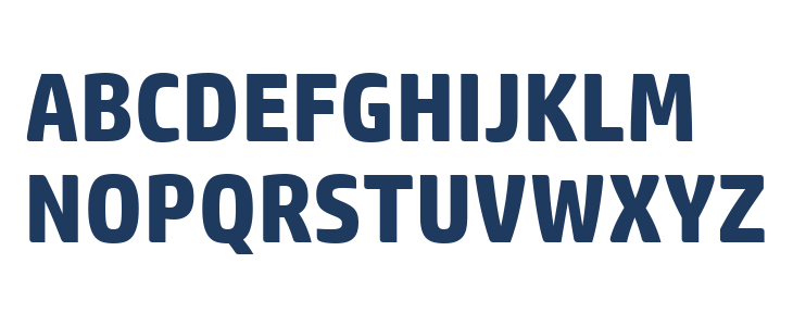 HP Simplified W02 Bold Uppercase