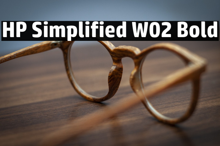 HP Simplified W02 Bold Example 2