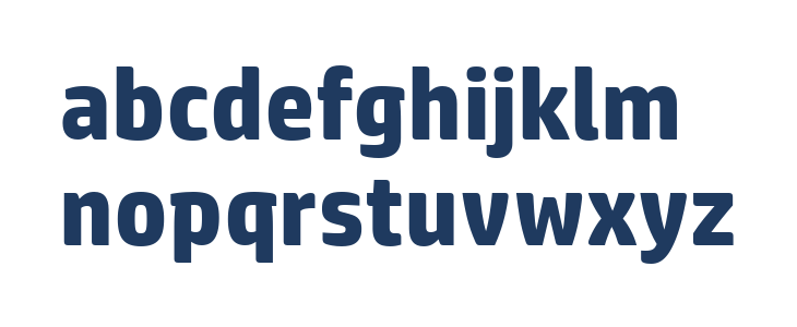 HP Simplified W02 Bold Lowercase