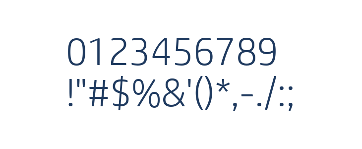 HP Simplified W02 Light Other Characters