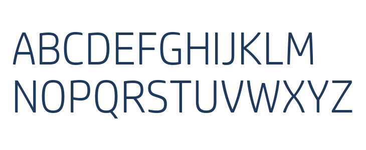 HP Simplified W02 Light Uppercase