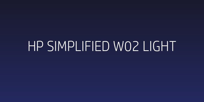 HP Simplified W02 Light Social Header