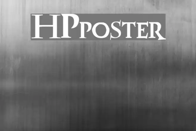 HPposter Font examples