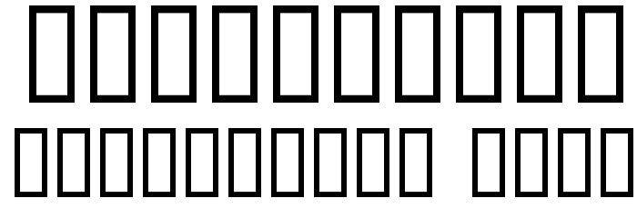 HPrick-Regular Font OTHER CHARS