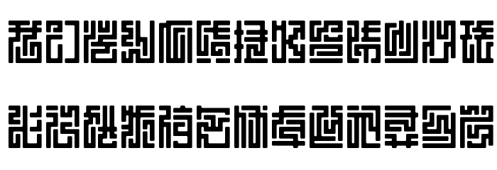 HRKtKAI Font LOWERCASE