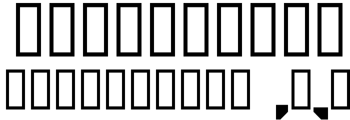 HRinzler-Regular Font OTHER CHARS