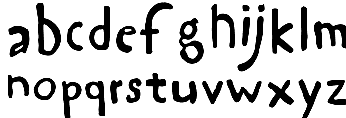 Hrawolam Font LOWERCASE