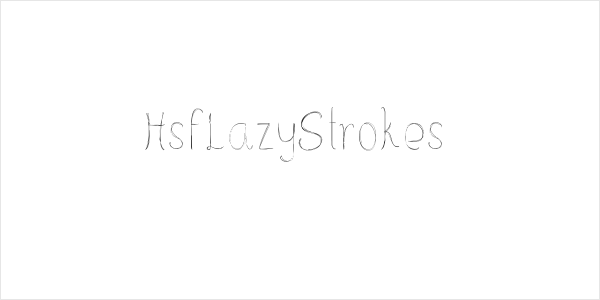 HsfLazyStrokes Logo