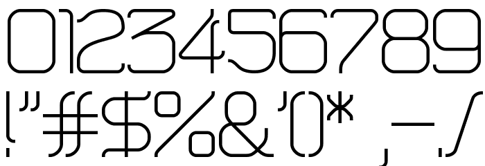 HT Skyline Font OTHER CHARS