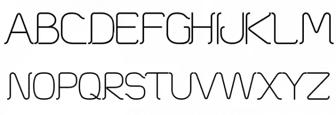 HT Skyline Schriftart Groß