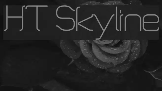 HT Skyline Font examples