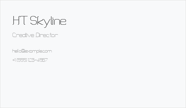 HT Skyline Business Card