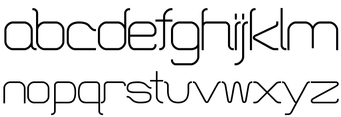 HT Skyline Font LOWERCASE