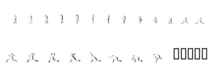 HT28 Schriftart Kleinbuchstaben