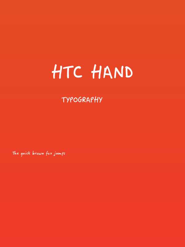 HTC Hand Poster