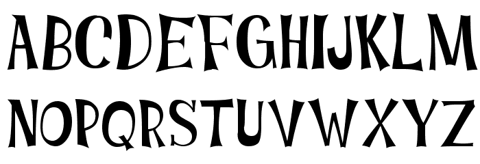 HTF Logo Font LOWERCASE