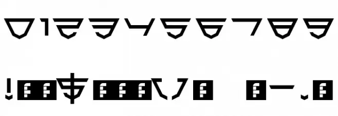 HTML5 Shield Regular フォント その他の文字