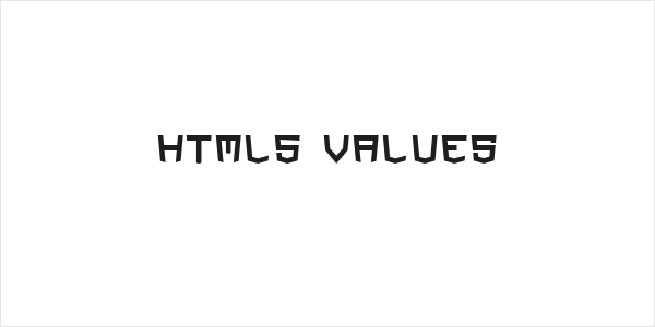 HTML5 Values Logo