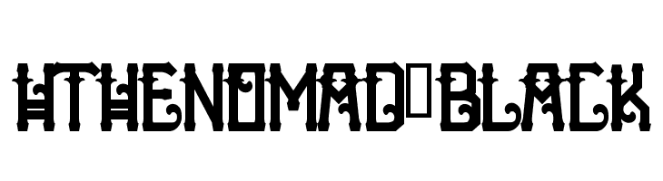 HTheNomad-Black Font