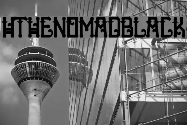HTheNomad-Black Font examples