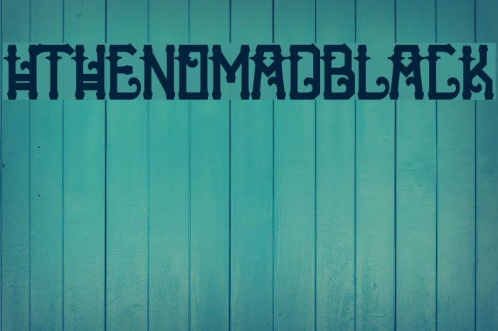 HTheNomad-Black Font examples