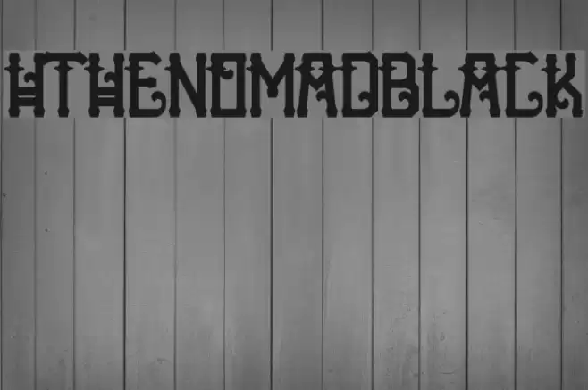 HTheNomad-Black Font examples