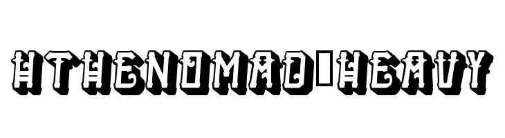 HTheNomad-Heavy Font