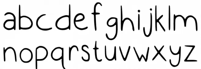 Ht Ween 20 Regular Font LOWERCASE