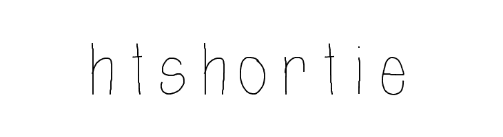 htShortie  Descarca Fonturi Gratis