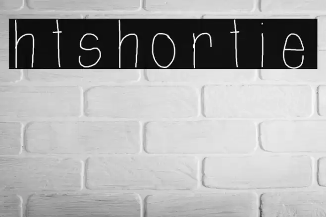 htShortie Caratteri examples