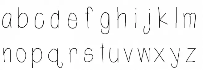 htShortie 字体 小写