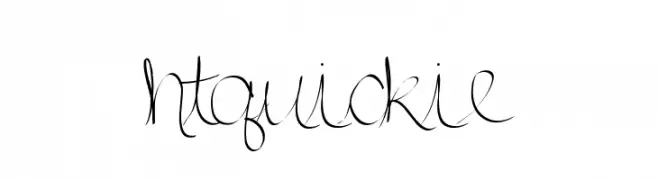 htquickie  Frei Schriftart Herunterladen