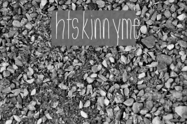 htskinnyme Font examples