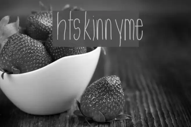 htskinnyme Font examples