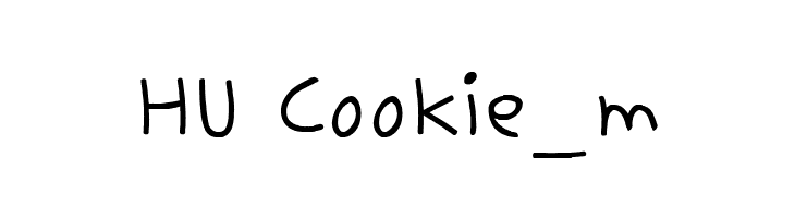 HU Cookie_m  免费字体下载