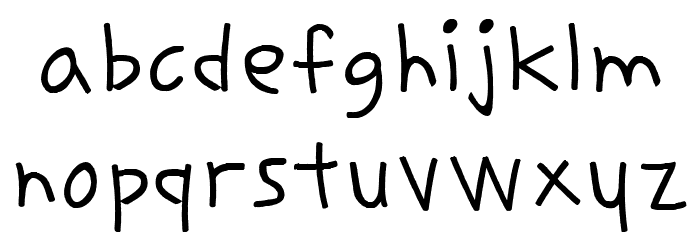 HU Cookie_m Font LOWERCASE