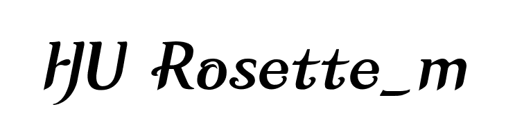 HU Rosette_m  Скачать бесплатные шрифты