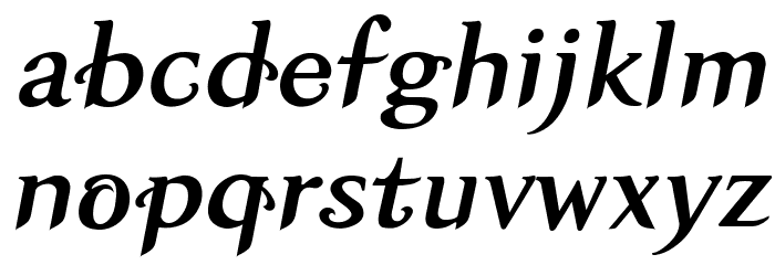 HU Rosette_m Font LOWERCASE